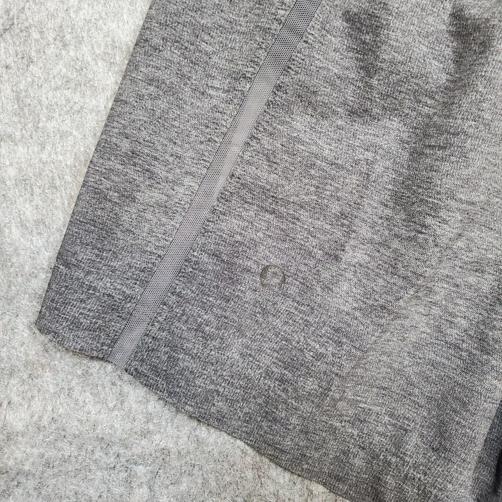 Lululemon Shorts Mens Medium Running Athletic Gray Lined Drawstring Gym Workout - Picture 7 of 12